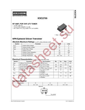 KSC2755OMTF datasheet  